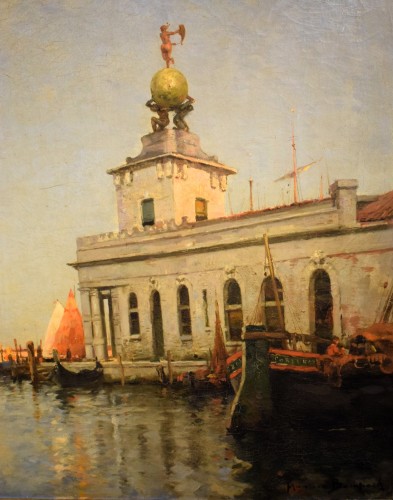  - Venise, lumières et ombres au Dogana - Maurice Bompard (1857-1935)